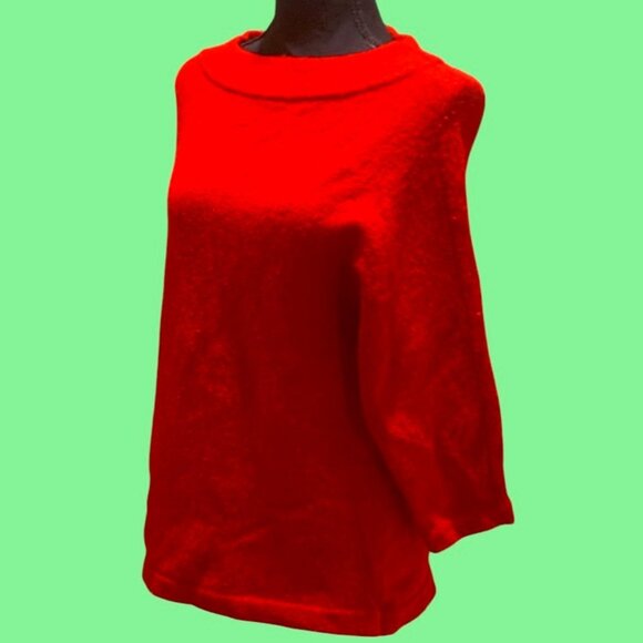 JONES NEW YORK Collection Women's Ruby Red Knit Pullover Sweater - Picture 2 of 8